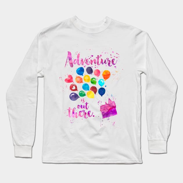 Adventure is Out There Long Sleeve T-Shirt by literarylifestylecompany